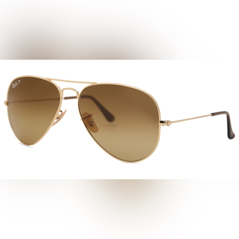 Ray-Ban Classic Gold Aviator Shades Polarized